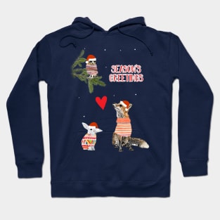 Cute Xmas Animals Hoodie